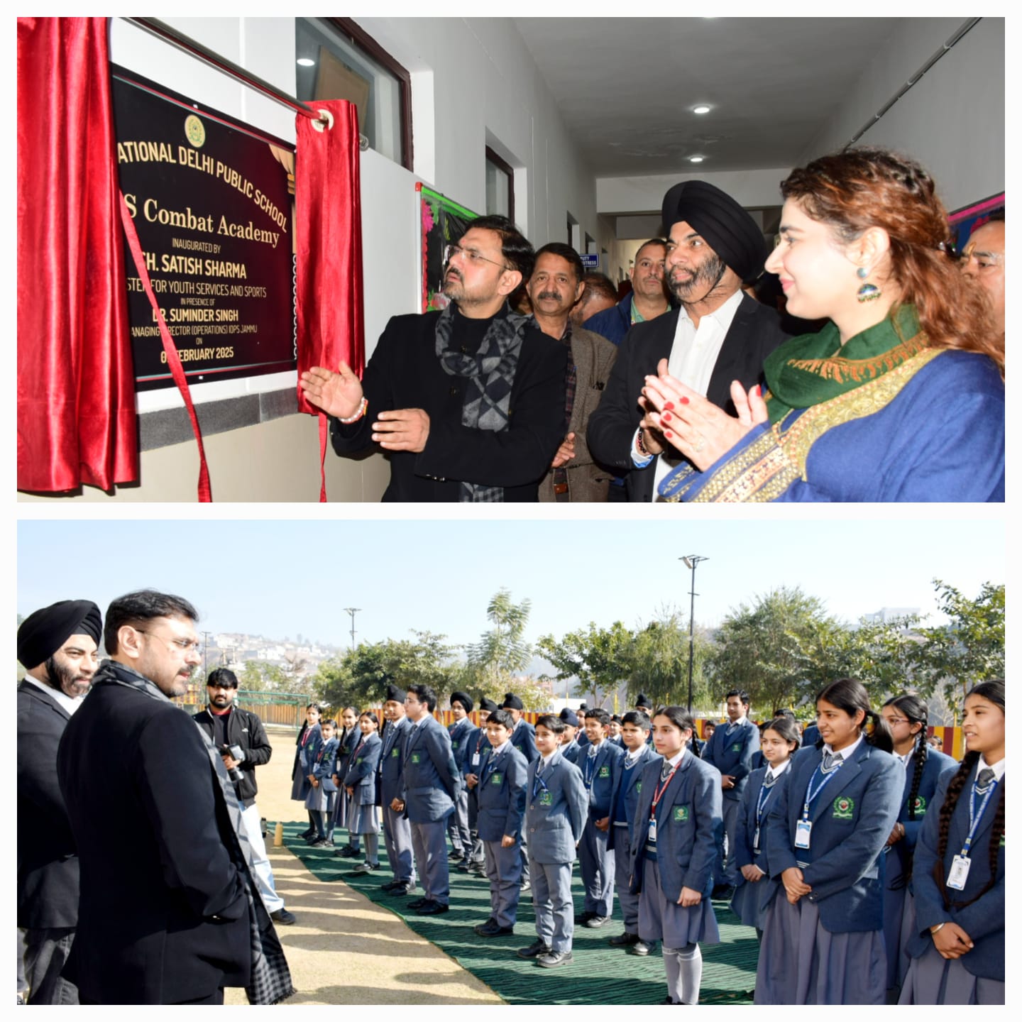 Satish Sharma declares open “Inter-School Badminton Tournament”